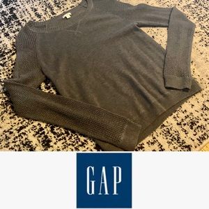 Small TALL Sweater with Open Knit Sleeves